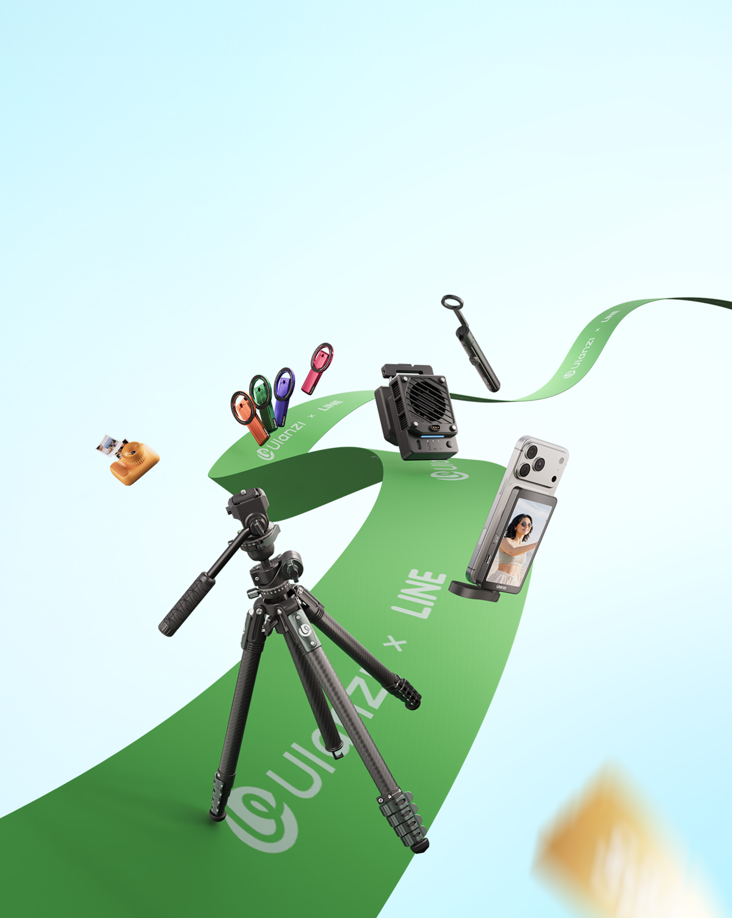 日本 line 活动竖版视觉